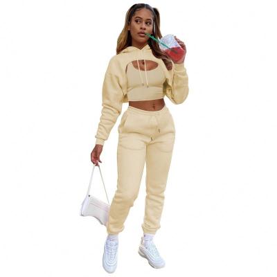 China Breathable clearance two piece pants set swearsuit set women tops two piece set women fashionable sport suit for sale