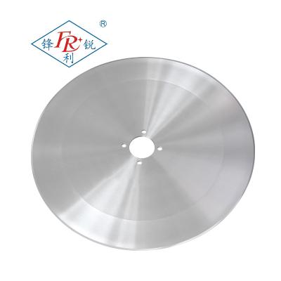 China Large Industrial Process Use Circular Blader Cutting Paper Circular Tube Band Cloth Blade Rubber Slotting Blade Customizable for sale