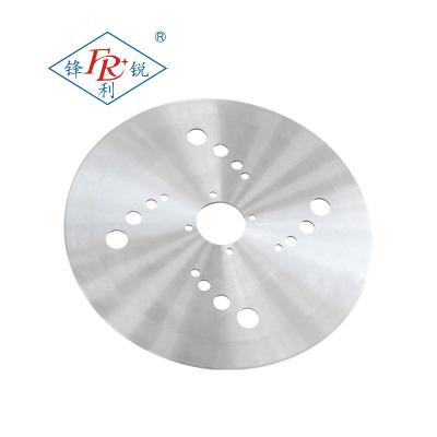 China Industrial process use big large round knife slitter table slitter round knife toilet paper rotary slitting blade blade for sale