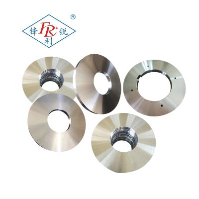 China Industrial process use slitter blade rolling shear round blade surface grinding processing precision of wear resistant high for sale