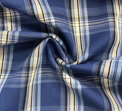 China Breathable HOT SELLING BLUE DYED COLOR CONTROL COTTON YARN FABRICS for sale