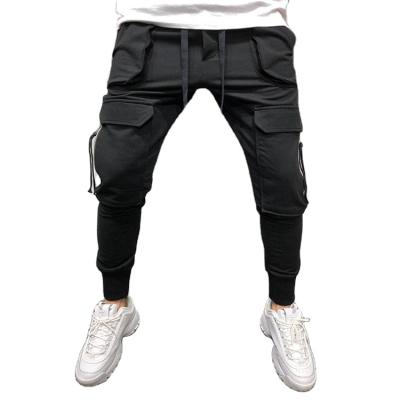 China High Quality Anti-pilling Men Fashion Sporty Cargo Pants Joggers Casual Sweatpants Slim Fit Multi Pockets Track Trousers for sale