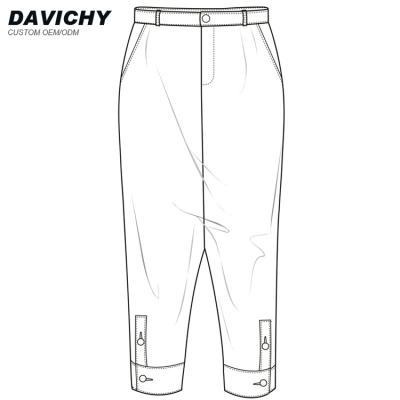 China Latest OEM Anti-Wrinkle Big Pocket Organic Windproof Sweatpants Loose Fit Men's Pants Cotton Waist Printing Custom Culotte Trousers for sale