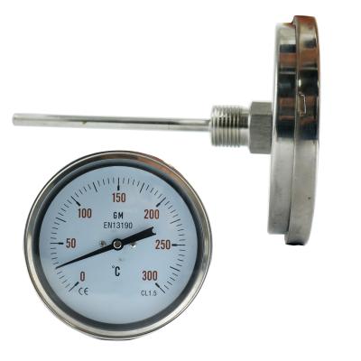 China Multi-Use High Quality Stainless Steel Industry Universal Bimetal Thermometer BACK CONNECT BIMETAL THERMOMETER for sale