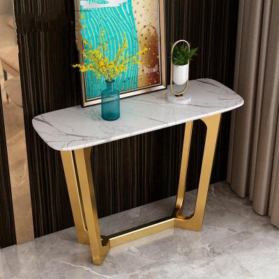 China Modern other living room furniture console table modern luxury marble console table living room furniture console table for sale