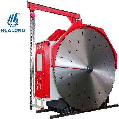 China Quarry Stone Mining HUALONG Granite Machinery 2QYKZ Series Double Blade Natural Stone Cutting Machine For Sale for sale