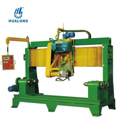 China Building Material Shops Hualong Stone Machinery HLFG-600 Automatic Natural Stone Fencing Profiling Machine For Ganite Balustrade Marble Processing for sale