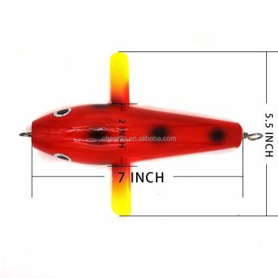 China Plane Bird Puzzle Tuna Lure Marlin Lure Game Wooden Trolling Lure for sale