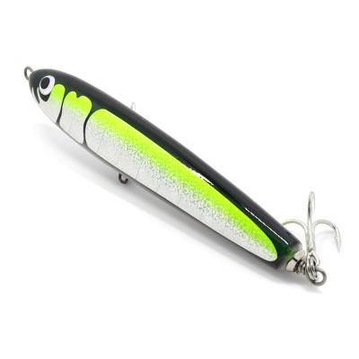 China Lure 200mm Saltwater 90g Wood Fishing Lure Lure Wooden Bait Stickbait Fishing Lure for sale