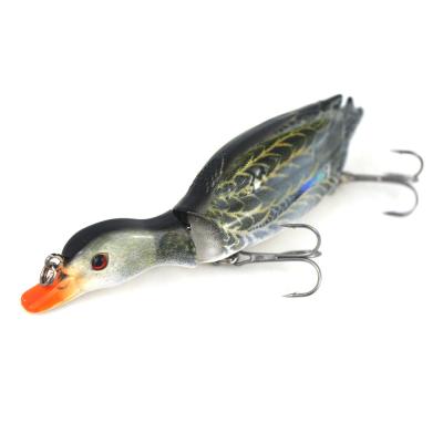 China Topwater Plastic Lures Duck Bait Bass Pike Walleye Trout Fishing Topwater Duck for sale