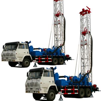 China energy & Workover Mining Rig Desert Oil Drilling Rig Xj30 Flushby Truck-Mounted Unit for sale