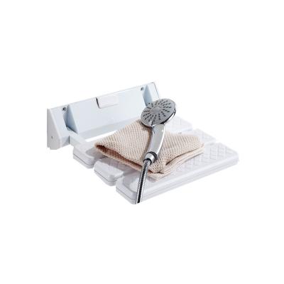 China Fold Up Hot Wall Mounted Folding Shower Seat , Bathroom Folding Disabled Shower Chair for sale