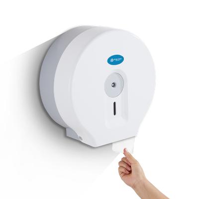 China Fashion Modern Classic Trends, Fashion Price Voucher White ABS Plastic Hand Toilet Paper Dispenser With Key for sale