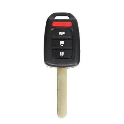 China For Honda Promotion Black ABS+ Metal High Quality Remote Control Car Key Shell For Honda Car Keys for sale