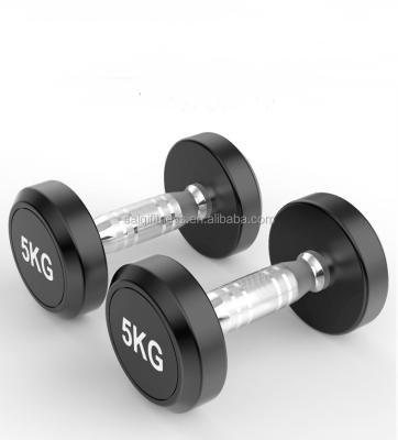 China Weight Lfiting Good Quality Dodecagon Head Rubber Dumbbell for sale