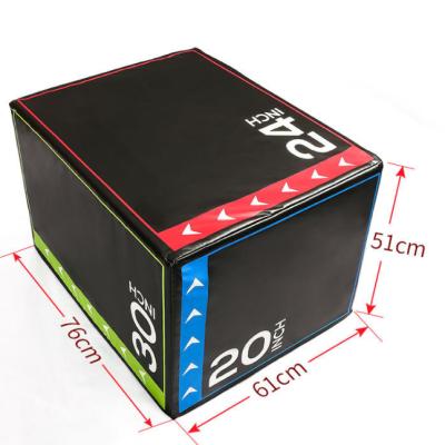 China Factory Direct Sale Fitness Plyometric Plyo Box 3 Bodybuilding Into 1 Soft Jump Box for sale