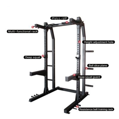 China Steel factory direct selling power exercise home fitness equipment squat rack for sale