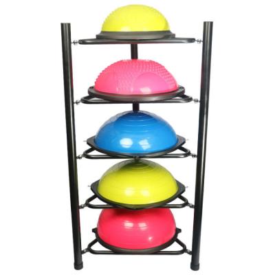 China New Style Factory Direct Selling Steel Half Popular Gym Equipment Balance Yoga Ball Stand for sale