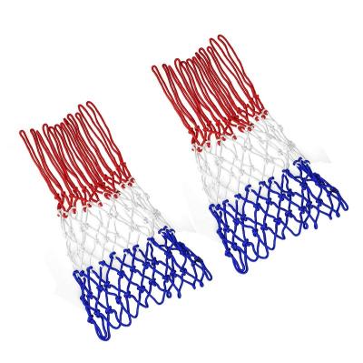 China High Tensile Polyester Competition School Basketball Net 21 inch Nylon/Polyester Basketball Weaving Net for sale