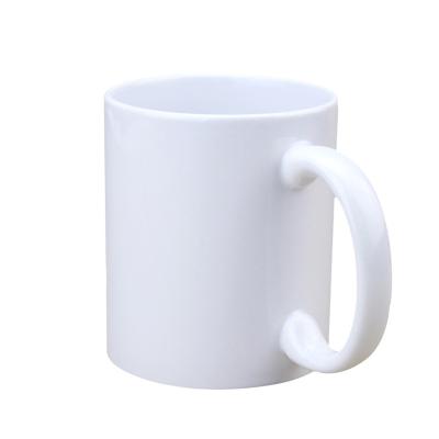 China HOT SALE 11oz/350ml Sublimation Heat Transfer Stocked Empty White Ceramic Coffee Mug for sale