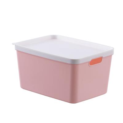 China Viable Medium Portable Toy Storage Frame Cavity Desktop Storage Box for sale