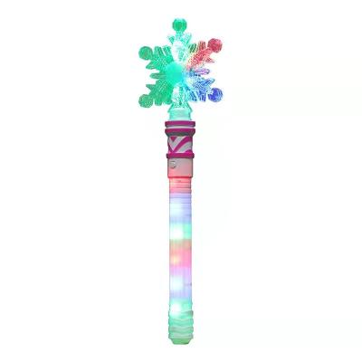 China Festival Wedding Christmas Decoration Snowflake Spinning Magic Wand for Kids in Gift Box, LED Spinning Toy for Girls and Boys, Senso Magic Princess for sale