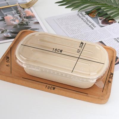 China Original Compostable Clamshell CLASSIC Direct Sales Take Out Salad Food Containers Disposable Eco-Friendly Lunch Cake Boxes for sale