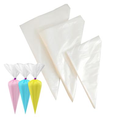 China Disposable Wholesale Party Supplies Reusable Medium Small Size Custom Large Size Disposable PET Cake Baking Piping Bags for sale