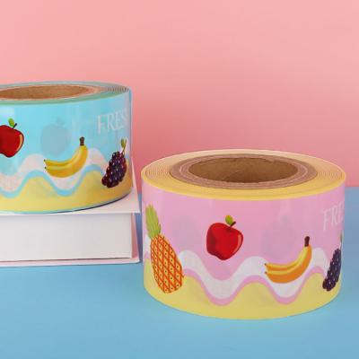 China Wholesale Disposable Cake Surround Film 140 MIC Fruit Style Cake Collar Mousse Pastry Cakes For Accessories Kitchen Baking Supplies for sale