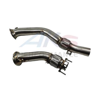 China 304 Stainless Steel AKS Downpipe For BMW F80 F82 M3 M4 S55 for sale