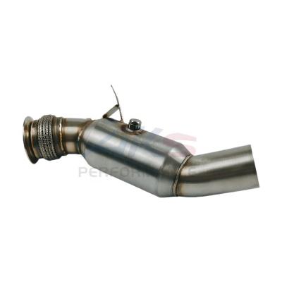 China SS304 AKS Catless Downpipe For BMW N55 F10 F11 535i E70 X5 E71 X6 for sale