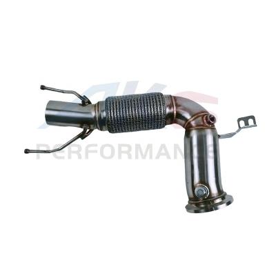 China Professional Manufacture 304 Stainless Steel Catless Downpipe For MINI Cooper S F-Series F55 F56 B48 for sale