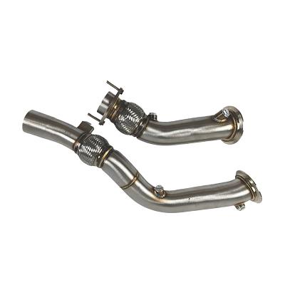 China High Performance 304 Stainless Steel Downpipe For BMW F80 F82 M3 M4 S55 for sale