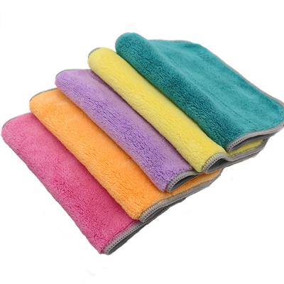 China Sustainable Wholesale Household Microfiber Floor Cloth Cleaning for sale