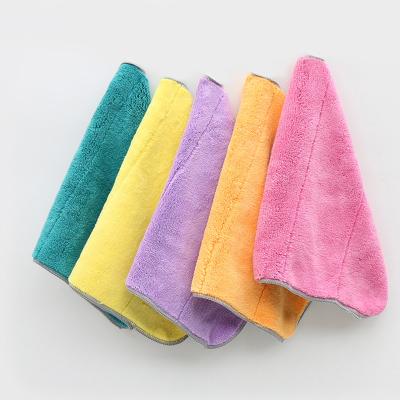 China Durable Capacity Floor Mop Microfiber Super Cleaning Replaceable Thick Cleaning Cloth for sale