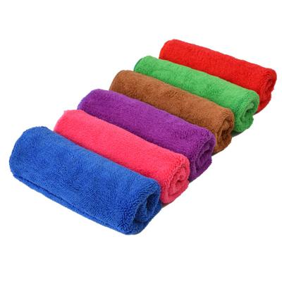 China Universal Micro Viable Fiber Fleece Floor Wiper Coral Cleaning Towel for sale