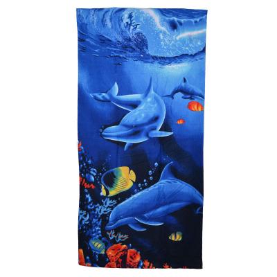 China China Custom Microfiber Disposable Cloth 100% Polyester Beach Towel for sale