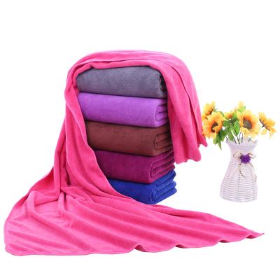 China 80 Customized Universal Eco-Friendly QUICK DRY Polyester Bath Towels / Car Wrap Towel for sale