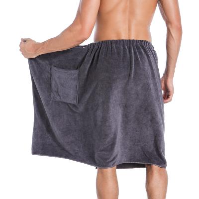 China Stylish QUICK DRY Microfiber Bath Towel Quick Dry Robe For Men Made In China for sale