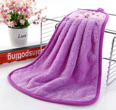 China Manufacturer Magic Thick Super Absorbent Soft Coral Towels Hand Towel QUICK DRY for sale