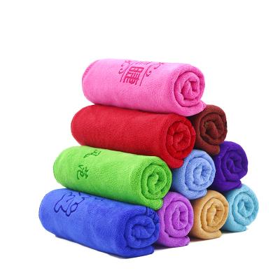 China Universal Absorbent Cloth QUICK DRY Microfiber Bulk The Car Microfiber Towel Hair Towel for sale