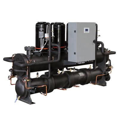 China Commercial outdoor low price 20kw to 260kw scroll ground source modular heat pump unit system gshp for sale