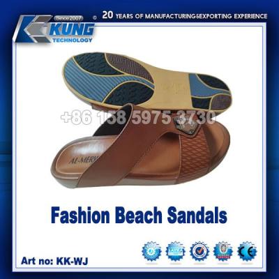 China Las sandalias de cuero multiusos de los hombres del ODM, llevan - las sandalias resistentes de la PU para los hombres en venta