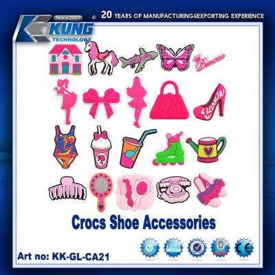 China Tuinschoenen Accessoires EVA Sandalen Schoenen Cartoon Charm Te koop