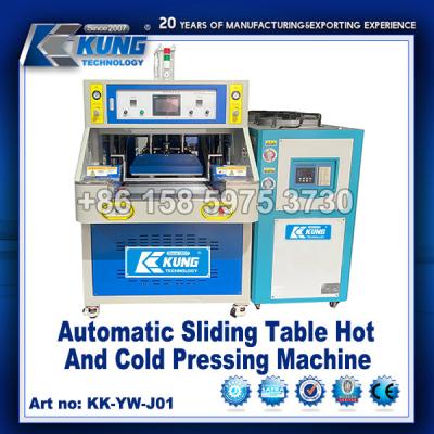 China Automatic Sliding Table Hot And Cold Pressing Shoe Making Equipment / Machine for sale