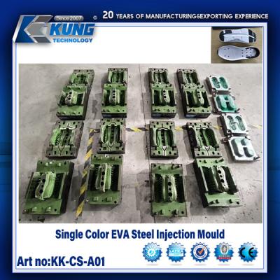 China Shoe Sole Mould Singer Color Eva Steel Injection Mould One mould one pair for sale