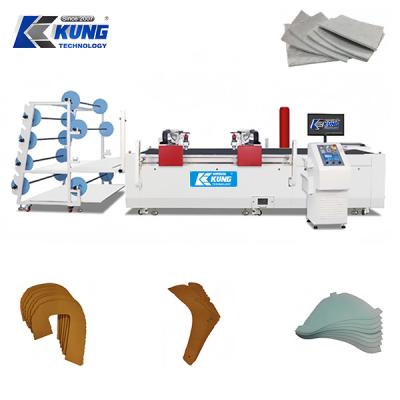 China Snijmachine met oscillerend mes voor het snijden van schuim/stof Te koop