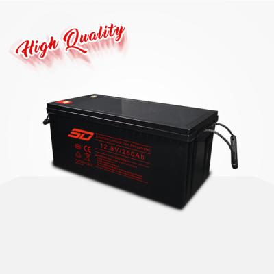 China Wholesale 12.8v 250ah Lifepo4 Solar Battery Pack High Quality Storage Rechargeable Lithium Battery for sale