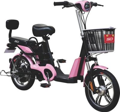 China Carbon Steel OEM Customization Light Weight Mini Electric Bicycle Mini Motorcycle City Leisure Electric Bicycle for sale