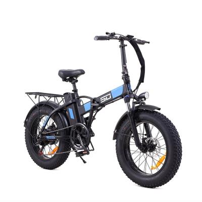 China Hot Sale Two Wheels 20*4.0 500W Big Power Fat Tire Aluminum Alloy 6061 Electric Bike / Electric Bicycle With CE for sale